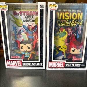 Funko Marvel Doctor Strange and Scarlet Witch Pop Figures